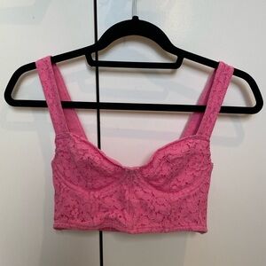 PINK by Victoria’s Secret laced crop top